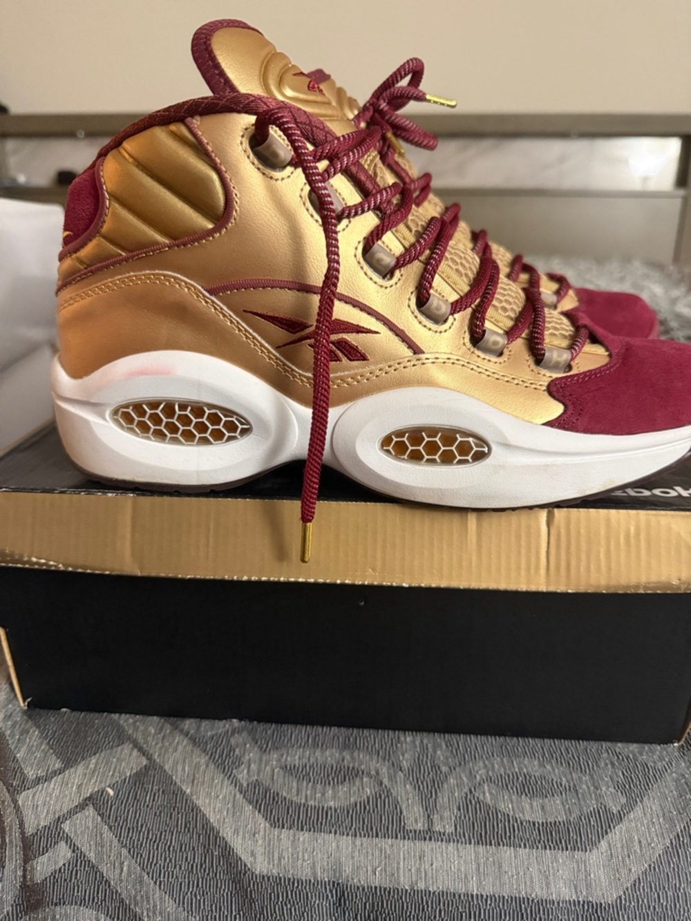 Reebok Question Mid x Packer Saint Anthony sneakers 1 of 500 pair made.